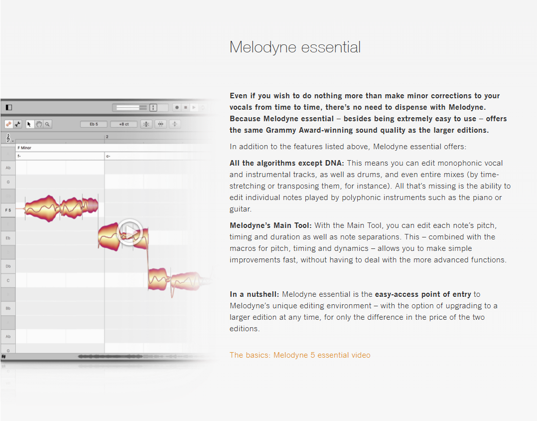 Celemony Melodyne 5 Essential (latest)
